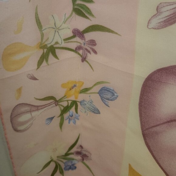 Vintage Halston Lifestyle 100% Silk Delicate Scarf - Picture 2 of 5